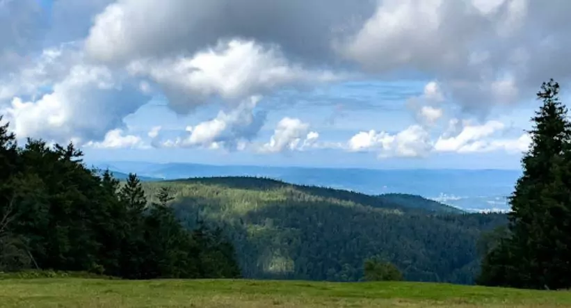 Vue panoramique du col du Calvaire